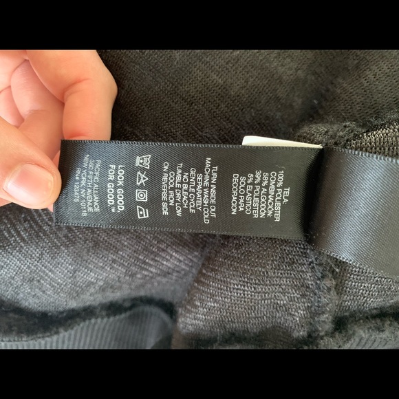 KENNETH COLE Pullover Shearling Womens Sweatshirt - Picture 6 of 6